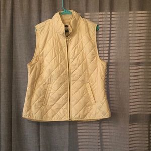 Cream colored vest